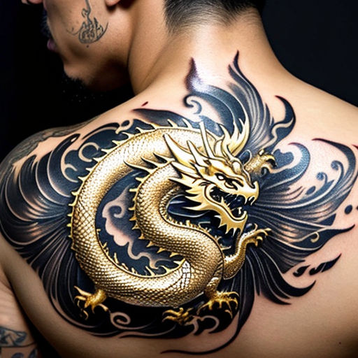 150 Drawing Of Golden Dragon Tattoo Illustrations RoyaltyFree Vector  Graphics  Clip Art  iStock
