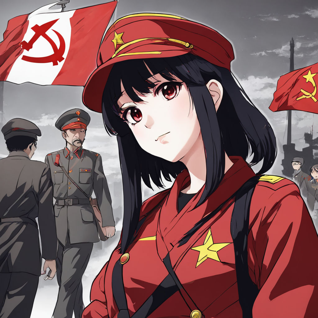 Anime Communist Spy Art Print by AlexanderKnez97 - Fy