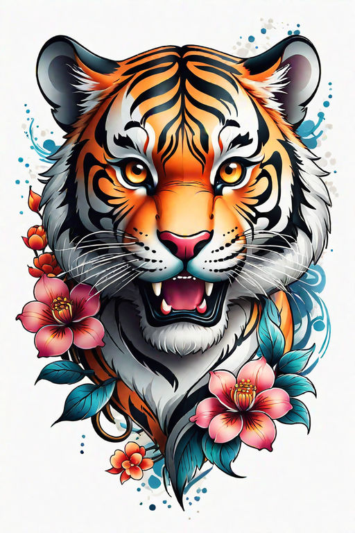 837 Thai Tiger Tattoo Images, Stock Photos, 3D objects, & Vectors |  Shutterstock