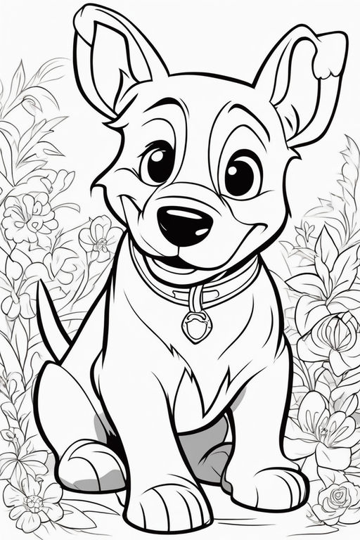 lady and the tramp characters coloring pages