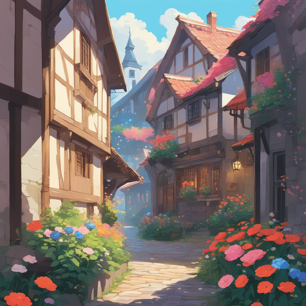 Anime Village Background Pack 1 | GameDev Market