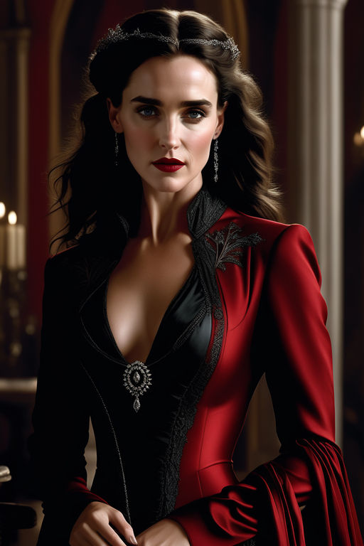 Jennifer Connelly in a Feminine Take on Bohemian Evening