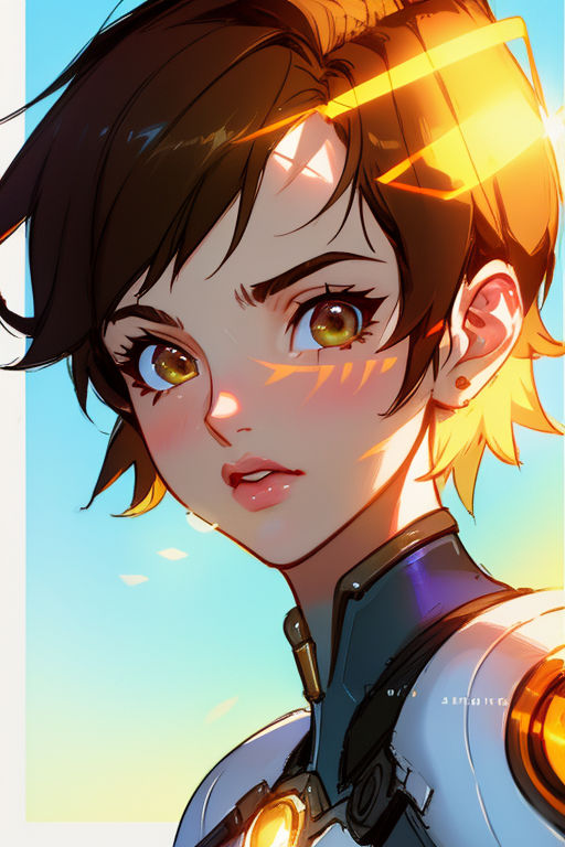 Overwatch 4k Tracer Pouty Lips Wallpaper