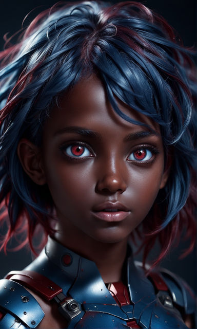 black anime girl potrait - Playground, fotos dark anime girl 