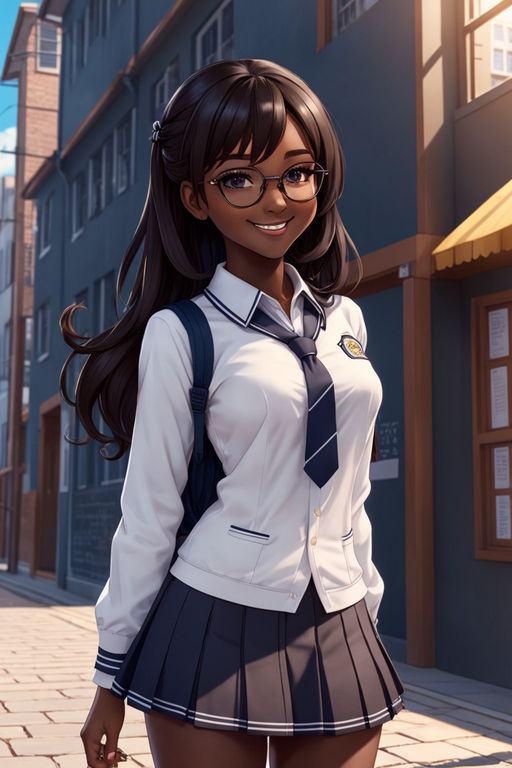 Dark Skinned Anime Characters Female 