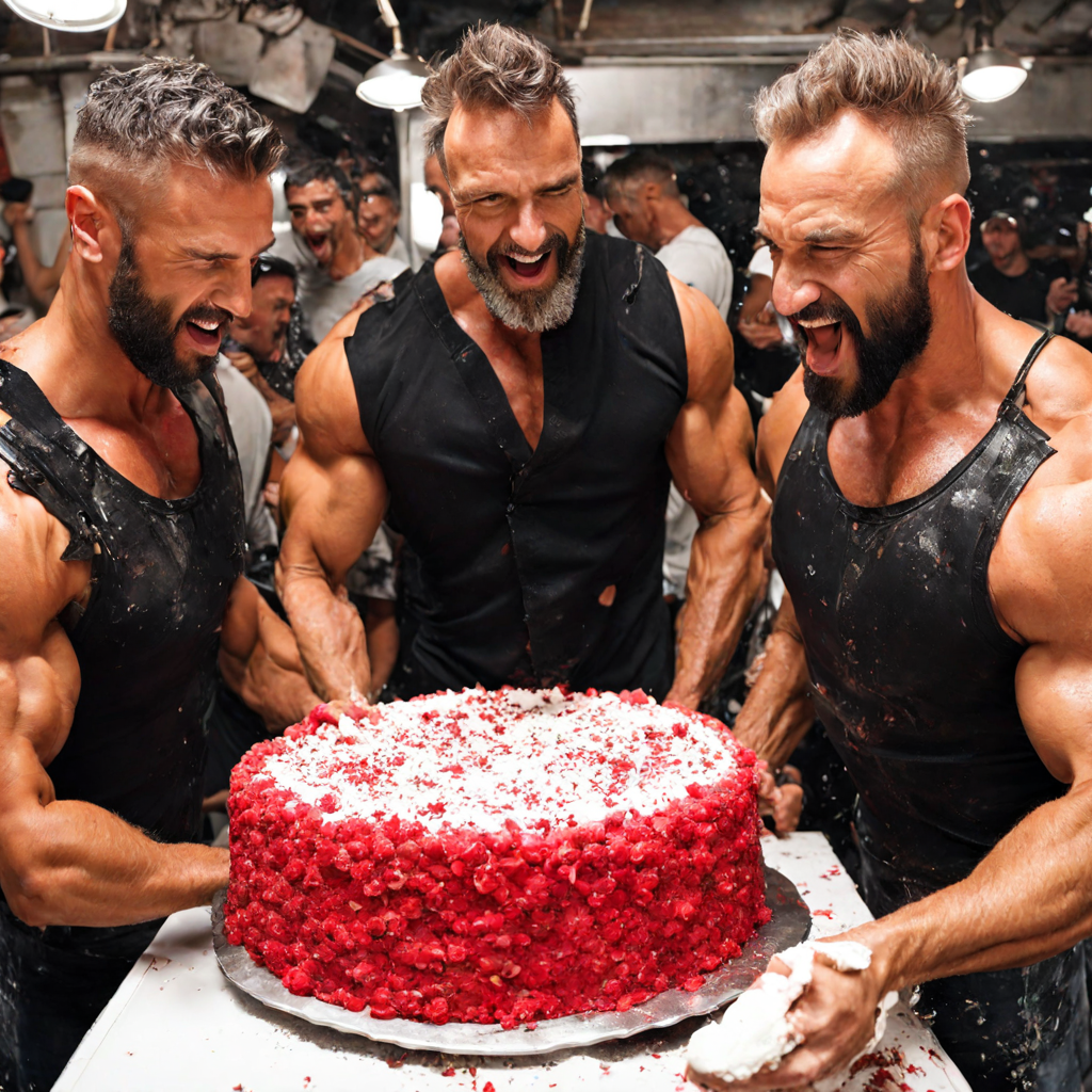 Gym Bodybuilding Cake - CakeCentral.com