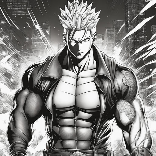 anime artwork {Cosmic Garou} . anime style - Playground