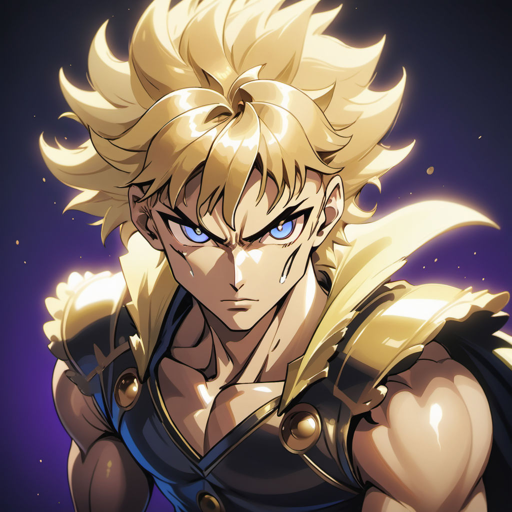 Jojo Dio Brando With Gold Color Dress And Hair HD Anime Wallpapers, HD  Wallpapers