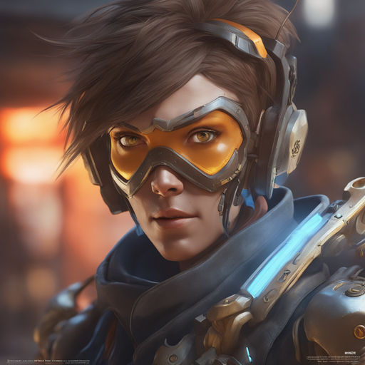 ArtStation - Overwatch 1 Year Anniversary - Graffiti Tracer