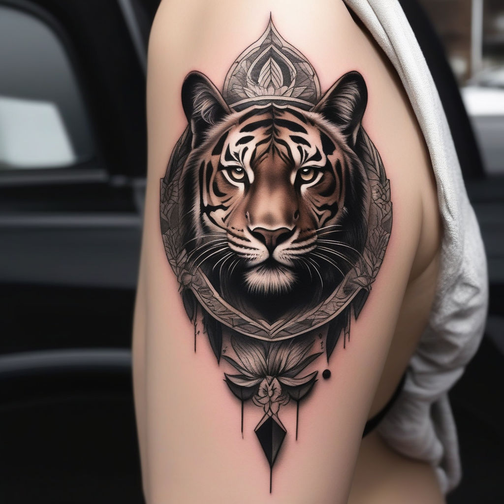 Tiger Tattoo Picture Background Images, HD Pictures and Wallpaper For Free  Download | Pngtree
