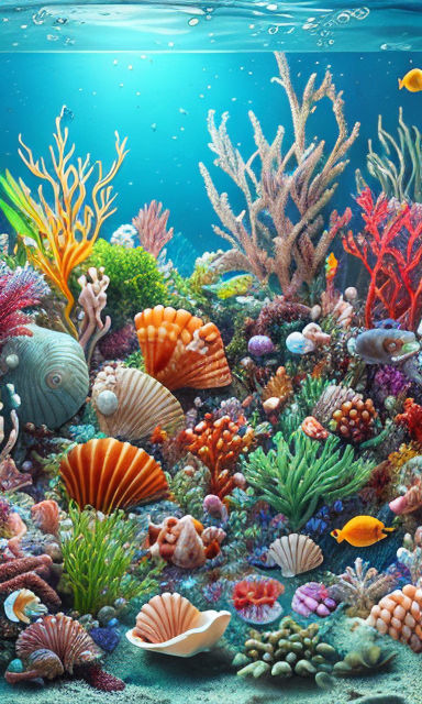 ocean floor flowers