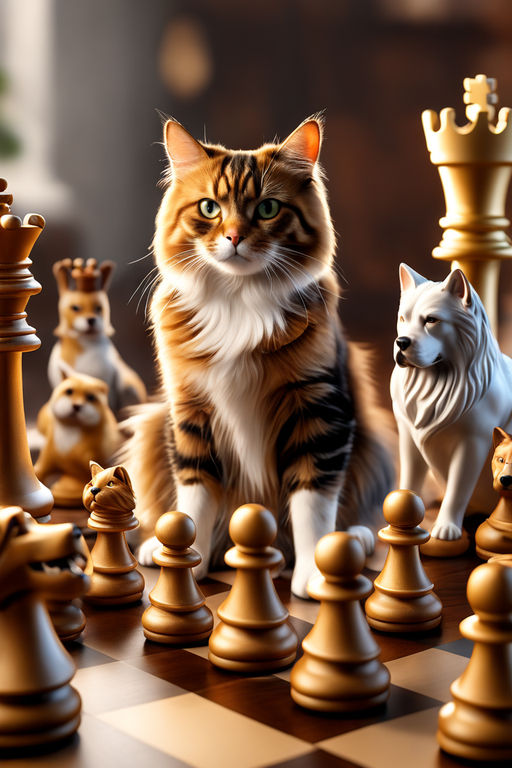 HD wallpaper: Cats, Chess, Pet