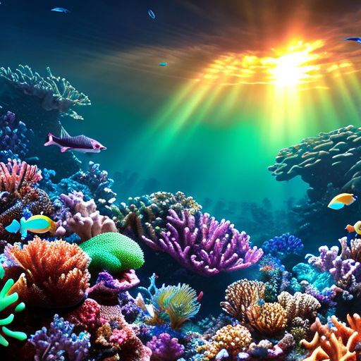 colorful coral reefs hd