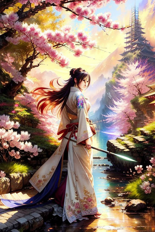 traditional chinese kimonos anime