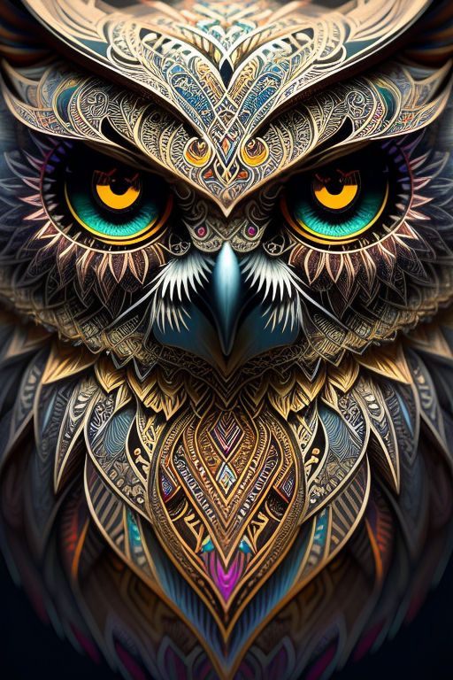 tribal owl wallpaper 1080p