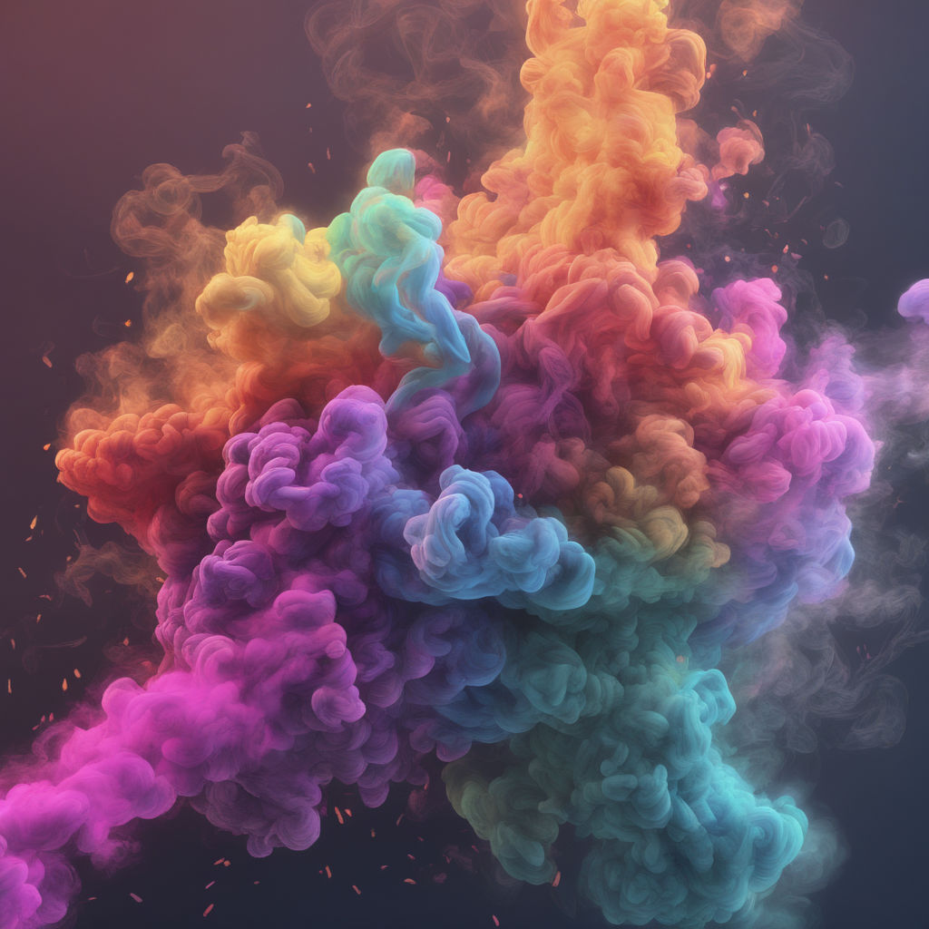 Rainbow smoke. by sLESHdotCOM on DeviantArt
