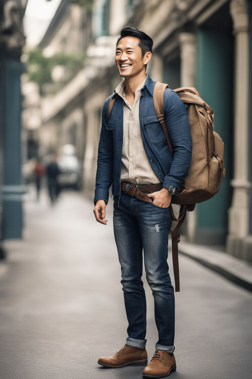 gray pants and dark blue shirt - Playground