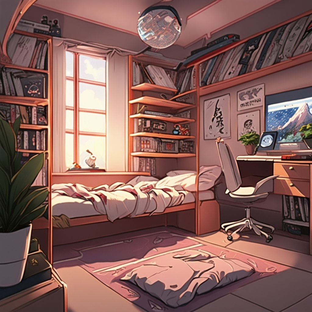 Anime Background Bed