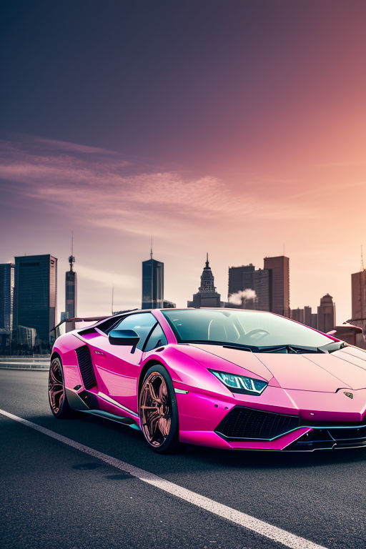 pink ferrari cars