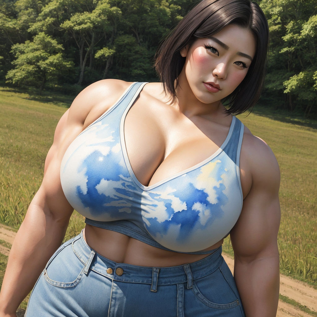 enormous muscular tits - Playground