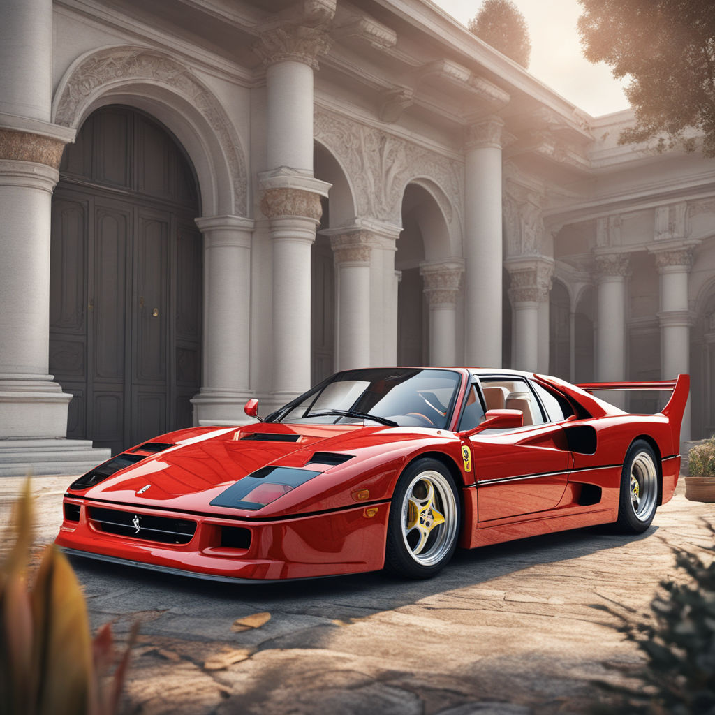 ArtStation - 1987 Ferrari F40