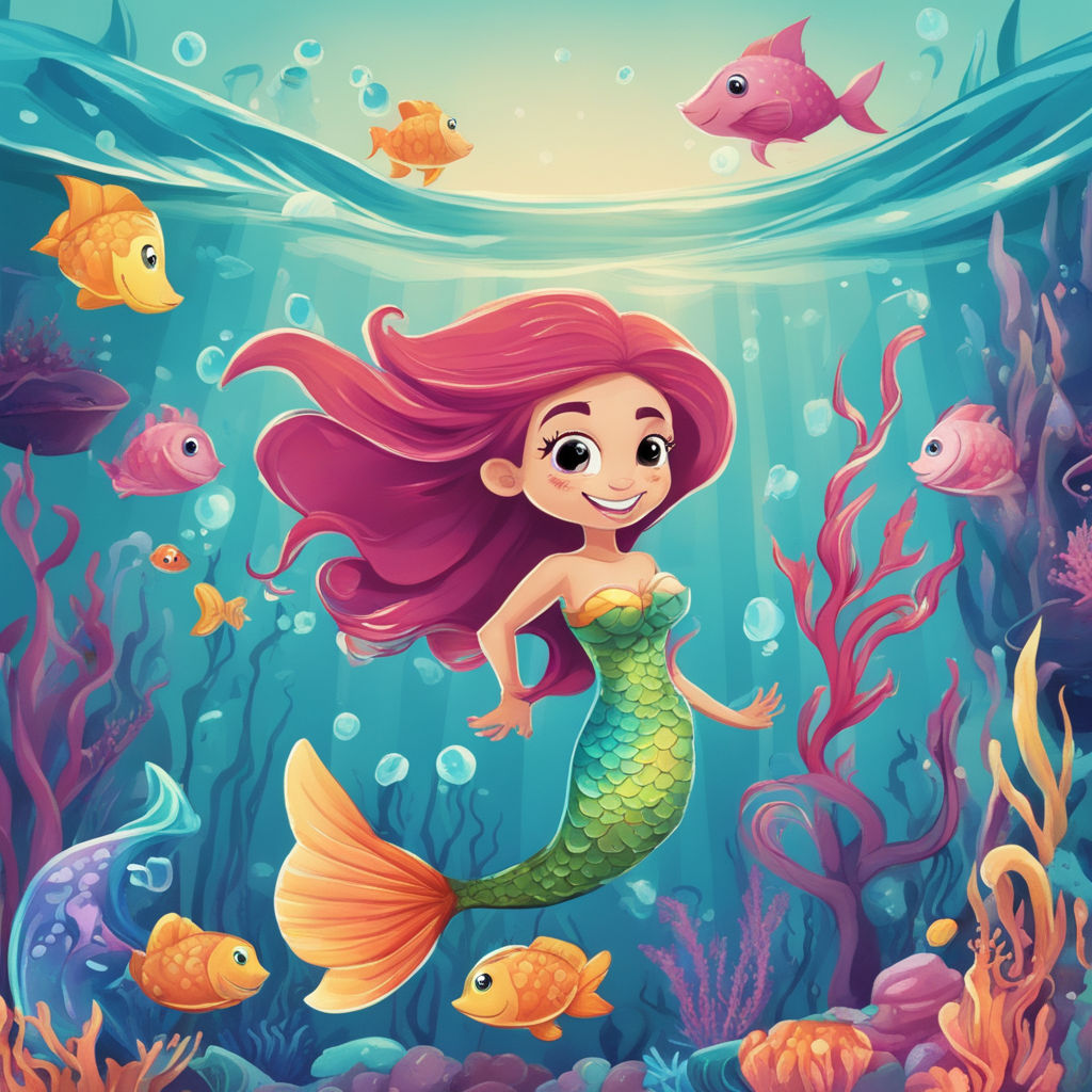 animated mermaids underwater