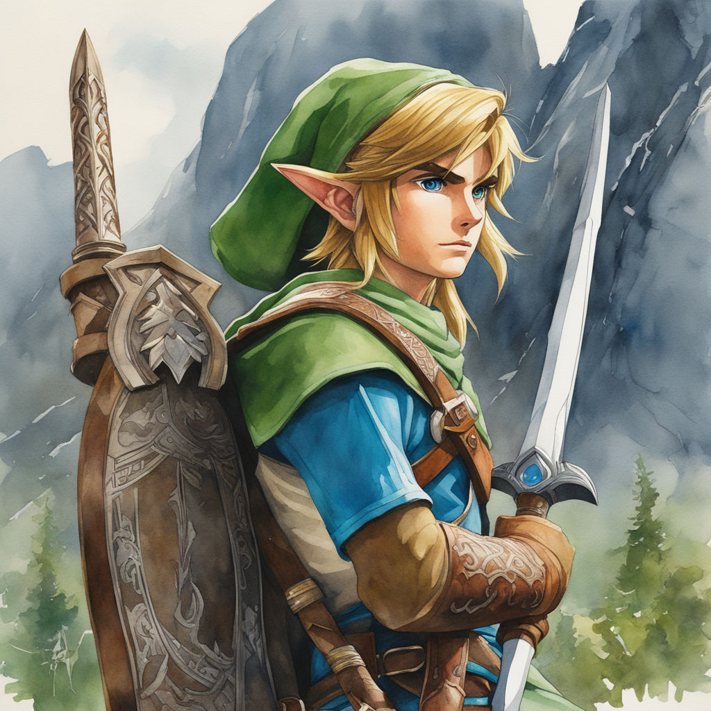 ArtStation - Link - Zelda Ocarina of Time. Dream Studio