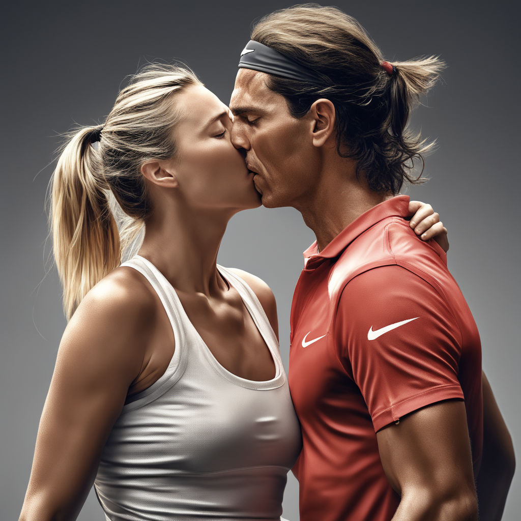 maria sharapova kiss