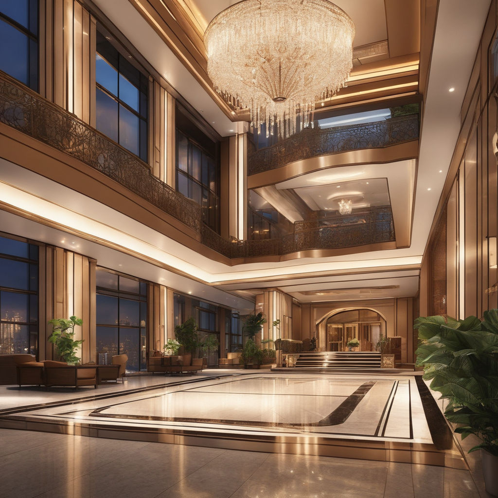 Tower Lobby at The STAR – Interior Rendering