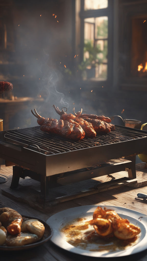 ArtStation - Mini BBQ Grill