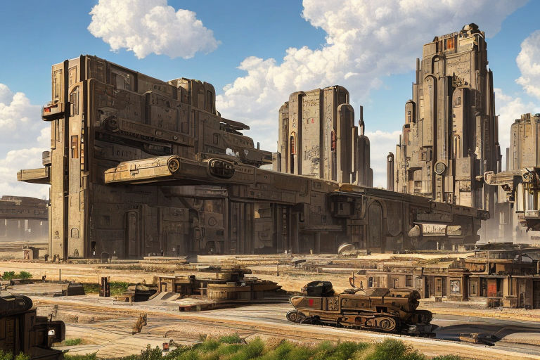 sci fi military base