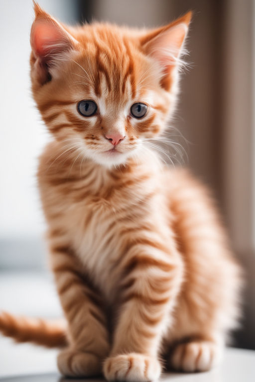 baby orange tabby kittens with blue eyes