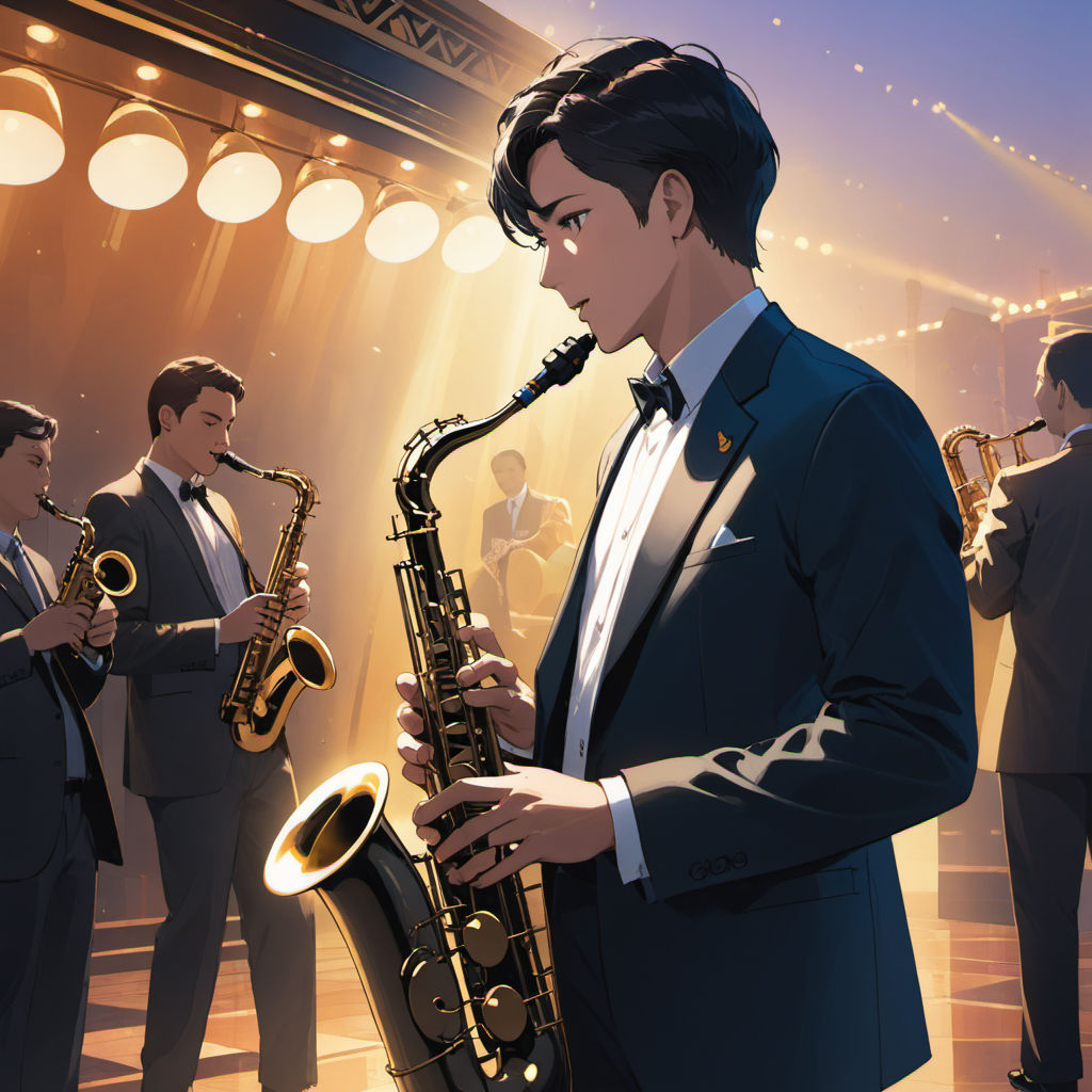 Wind Boys! Clear File [Saxophone] (Set of 2) (Anime Toy) Hi-Res image list