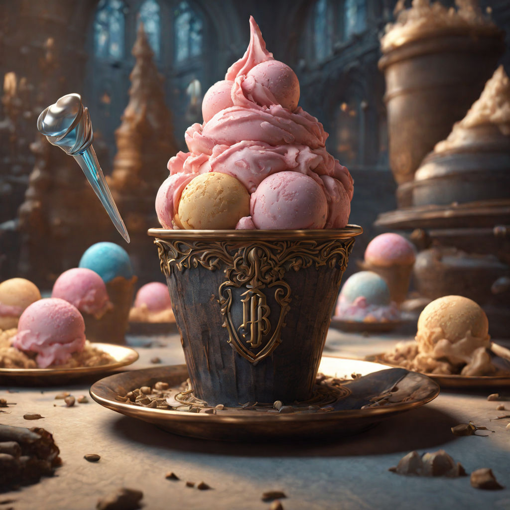 ArtStation - Stylized ice cream shop blender