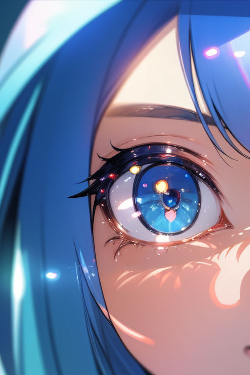 anime eyes close up 10825955 Vector Art at Vecteezy