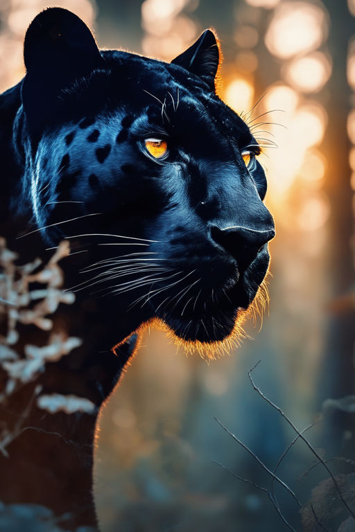 black jaguar blue eyes