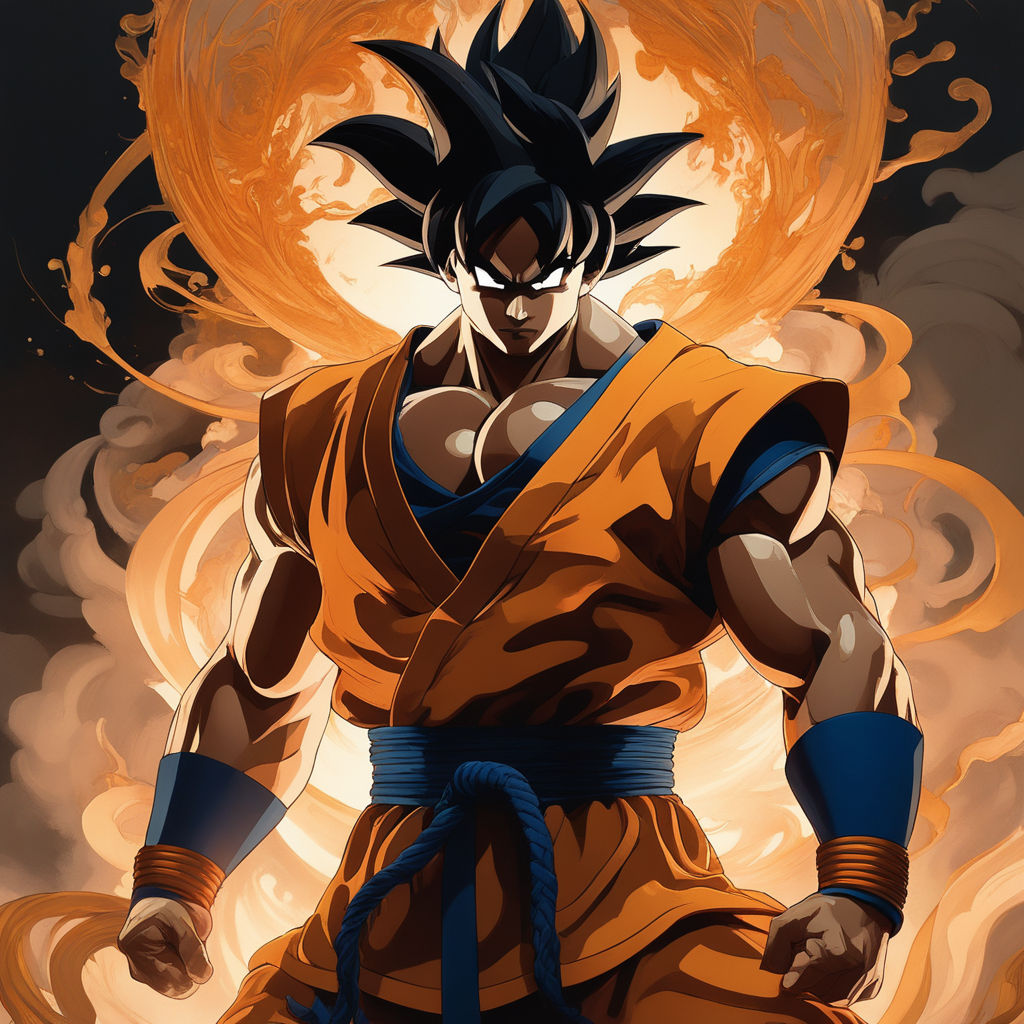 Goku,Super saiyan , HD, UHD, HDR, Highly detailed, h