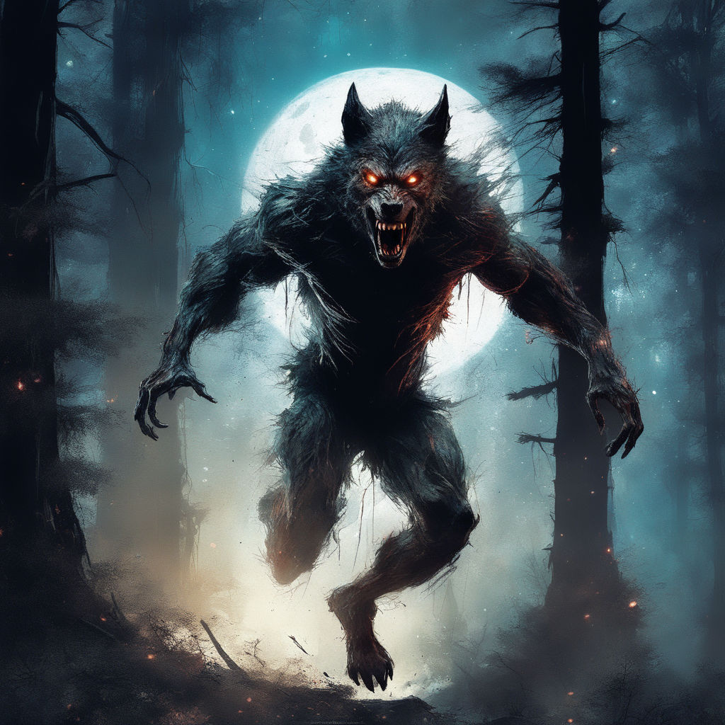 ArtStation - Werewolf By Night - Poster Art