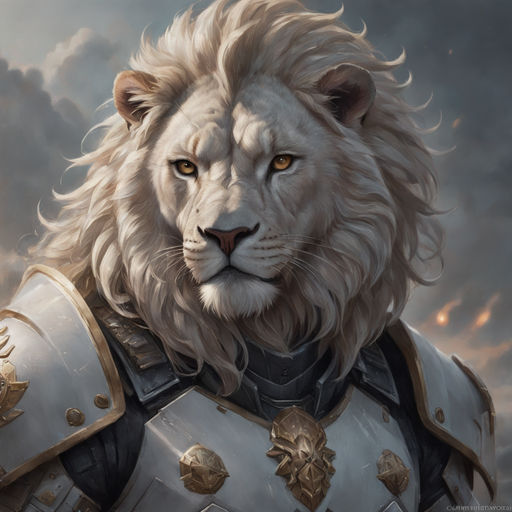 lion warrior art