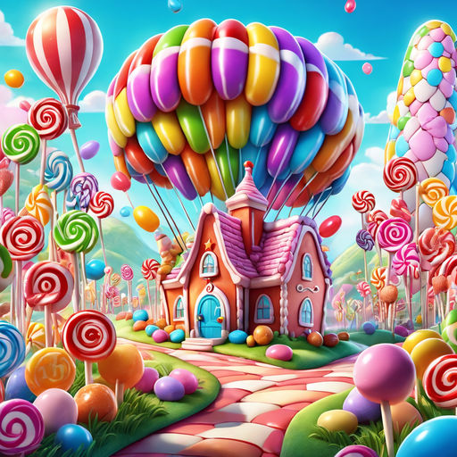 Candyland Sweet Themed Mural Wallpaper – Fervour Living