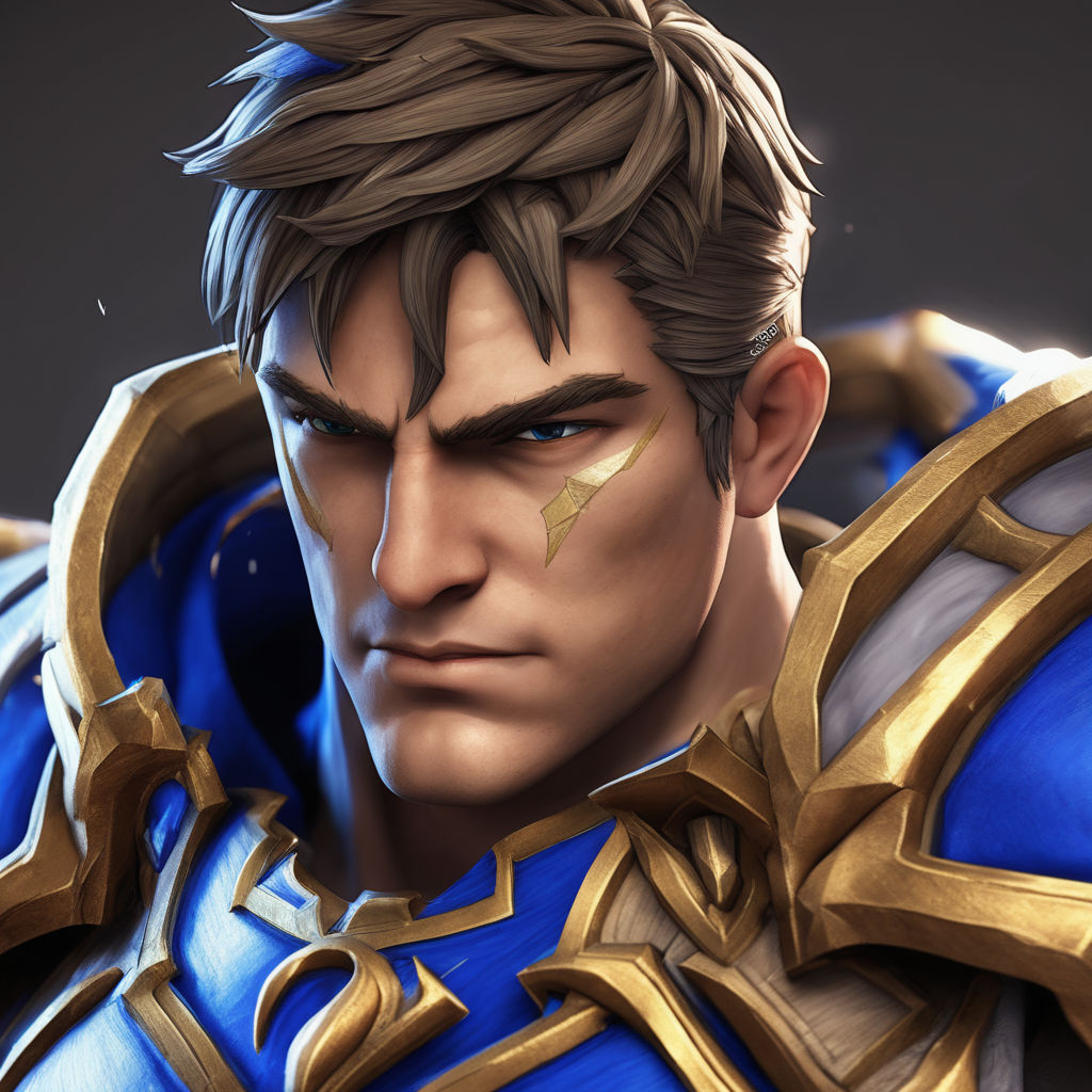 garen league of legends drawing