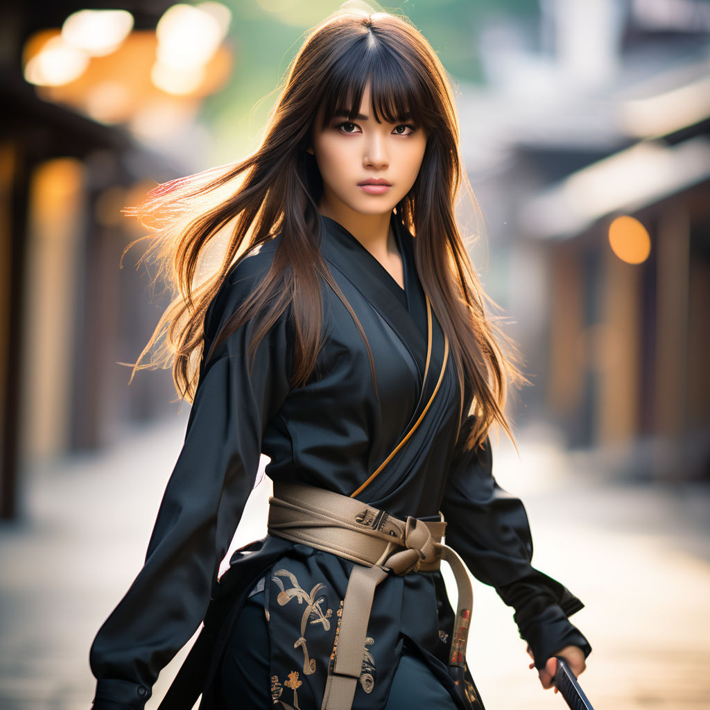 Rachel Ninja Gaiden formal attire long flowing hair brunette photo me :  r/ninjagaiden