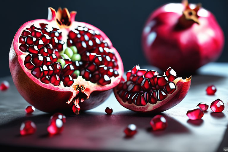 resembling a pomegranate - Playground AI