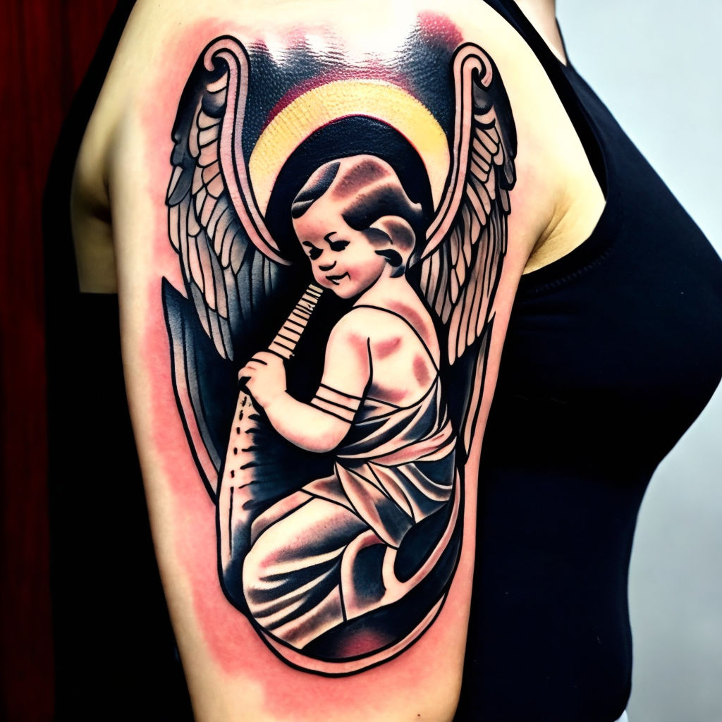 JACK GRAFF 𝔛 808 on Instagram Saint Gabriel the Archangel tattoo  tattoos ink inked art tattooartist tattooed tattooart tattoolife  tatuagem tattooist