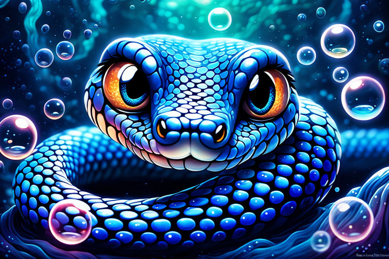 Blue snake HD wallpapers | Pxfuel