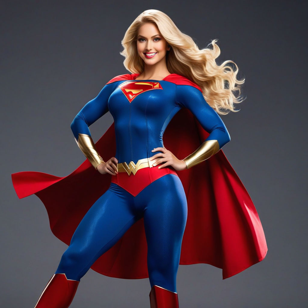 mujer marilin monroe superwoman - Playground