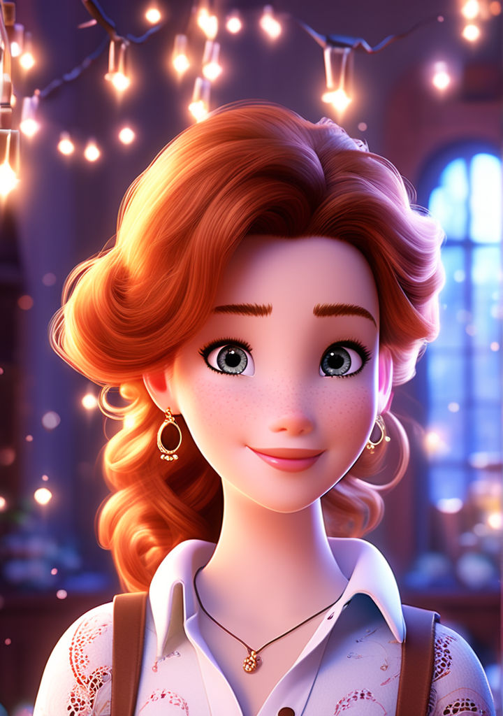 Mattel Disney Princess Belle Fashion Doll, Sparkling Look with Brown Hair,  Brown Eyes & Tiara Accessory