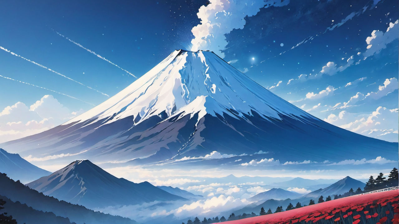 Anime Mt Fuji wallpaper by Kage_sama1999 - Download on ZEDGE™ | ee28