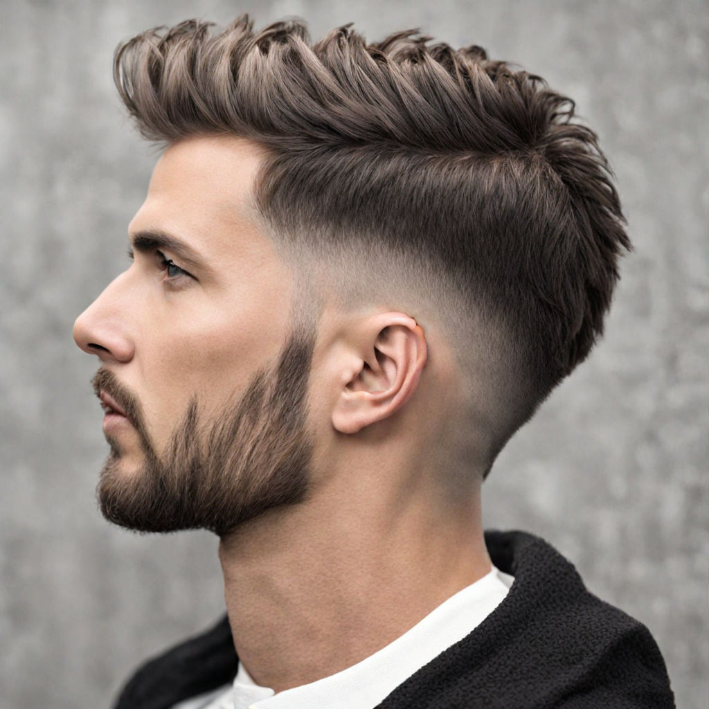 Exotic's Hair - Corte masculino degrade em V 0 a 2.