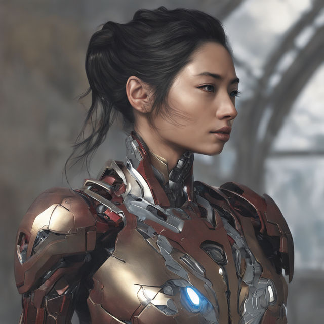 female iron man suit